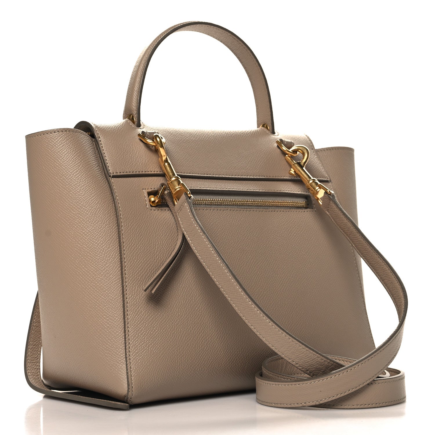 Celine Grained Calfskin Micro Belt Bag Light Taupe 2 of 13