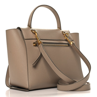 Celine Grained Calfskin Micro Belt Bag Light Taupe 2 of 13