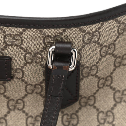 Gucci GG Supreme Monogram Medium Zippered Tote Dark Brown 11 of 11