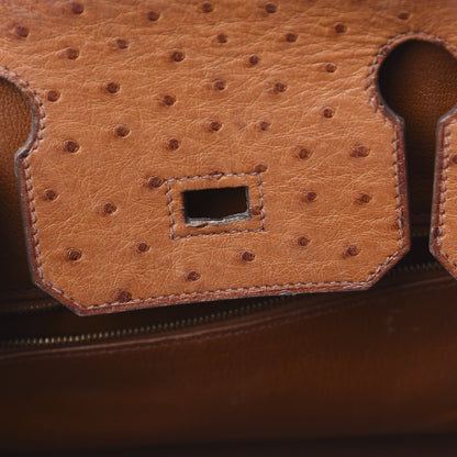 Hermes Ostrich Birkin 30 Gold 25 of 28
