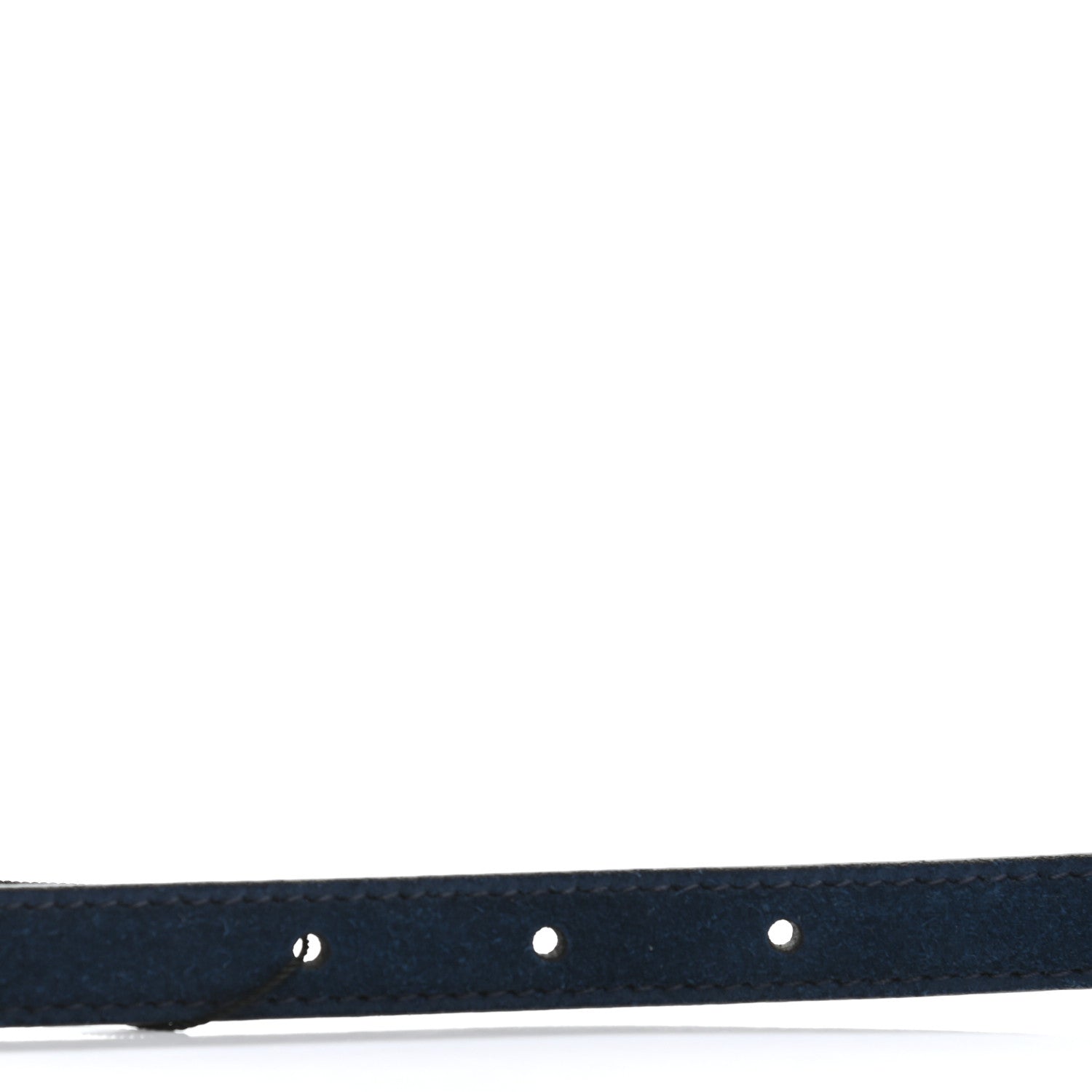 Gucci Suede Calfskin Torchon Double G 15mm Belt 75 30 Blue Agata 3 of 5