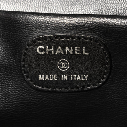 Chanel Caviar CC Vanity Cosmetic Case Black 6 of 10