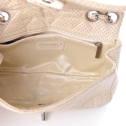 Chanel Aged Calfskin Perforated Small Flap Ivory 5 of 10