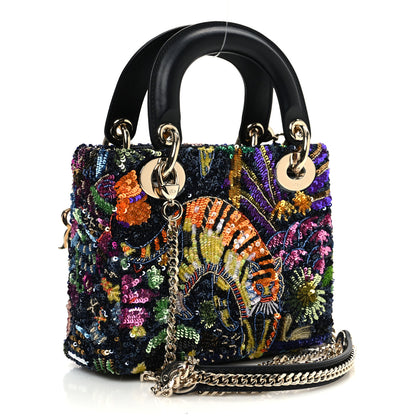 Christian Dior Sequin Lambskin Mini Lady Dior Multicolor 3 of 10