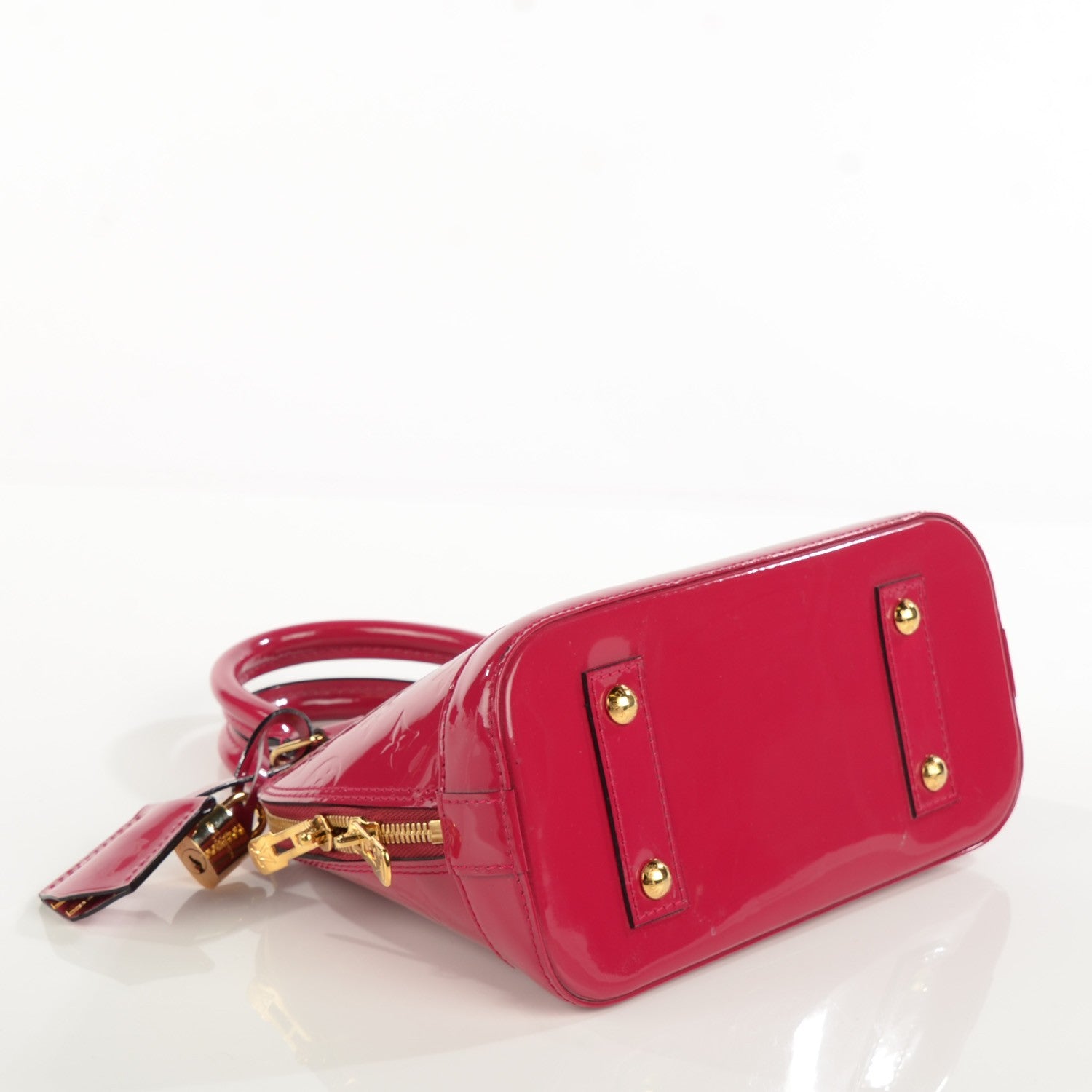 Louis Vuitton Vernis Alma BB Rose Indien 4 of 7