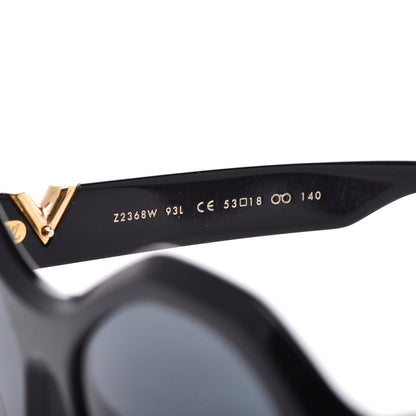 Louis Vuitton Acetate Chamade Lady Sunglasses Z2368W Black 6 of 9
