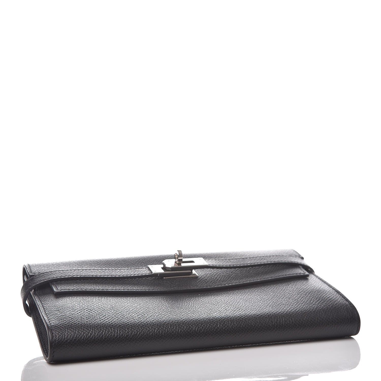 Hermes Epsom Kelly Longue Wallet Black 4 of 8