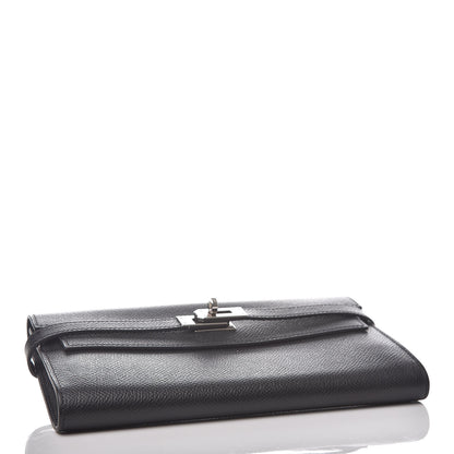Hermes Epsom Kelly Longue Wallet Black 4 of 8