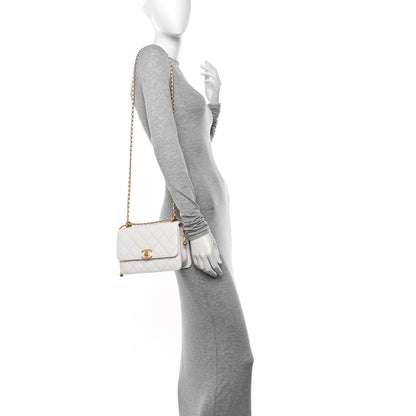 Chanel Calfskin Quilted Perfect Fit Flap White 2 of 11