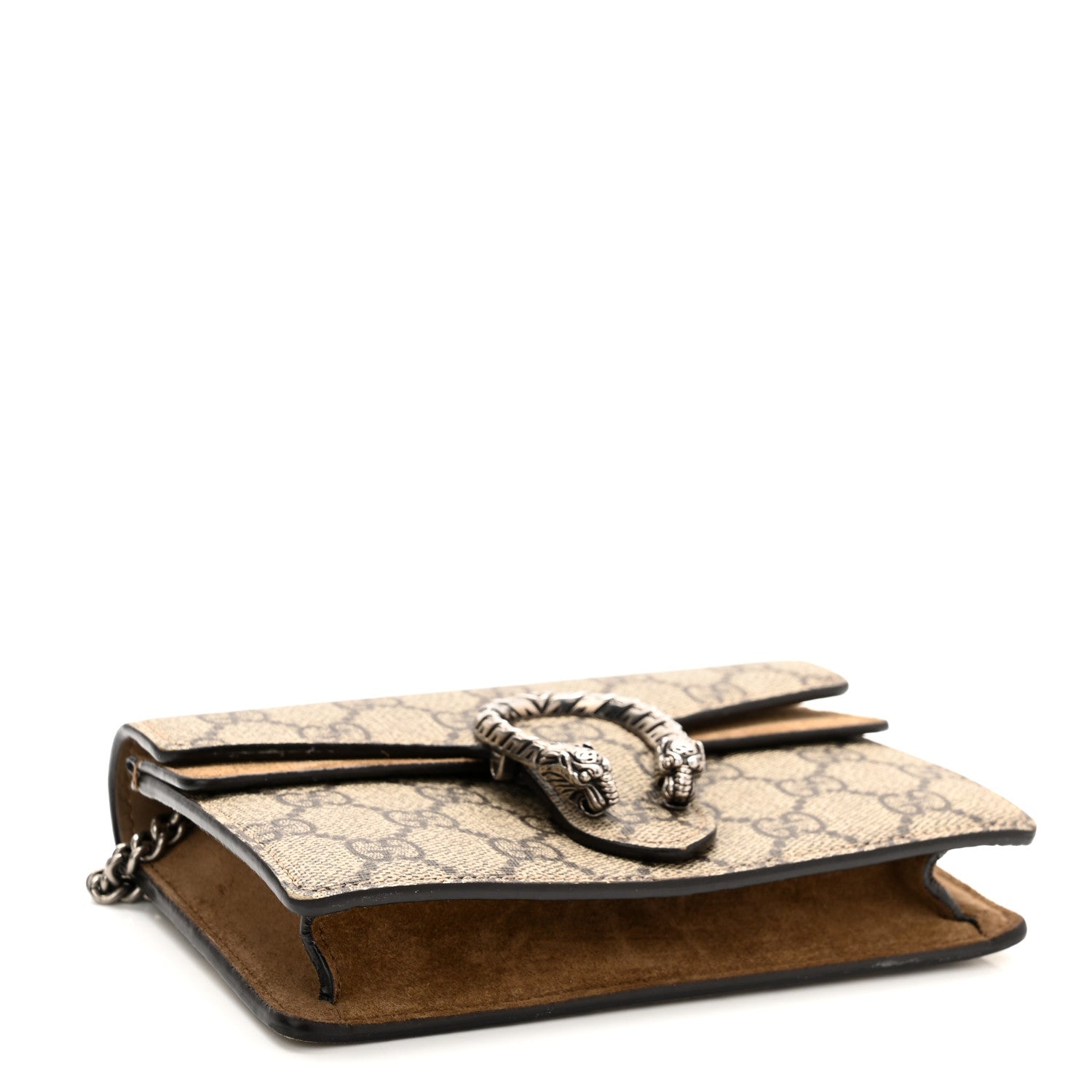 Gucci GG Supreme Monogram Super Mini Dionysus Shoulder Bag Taupe 4 of 10