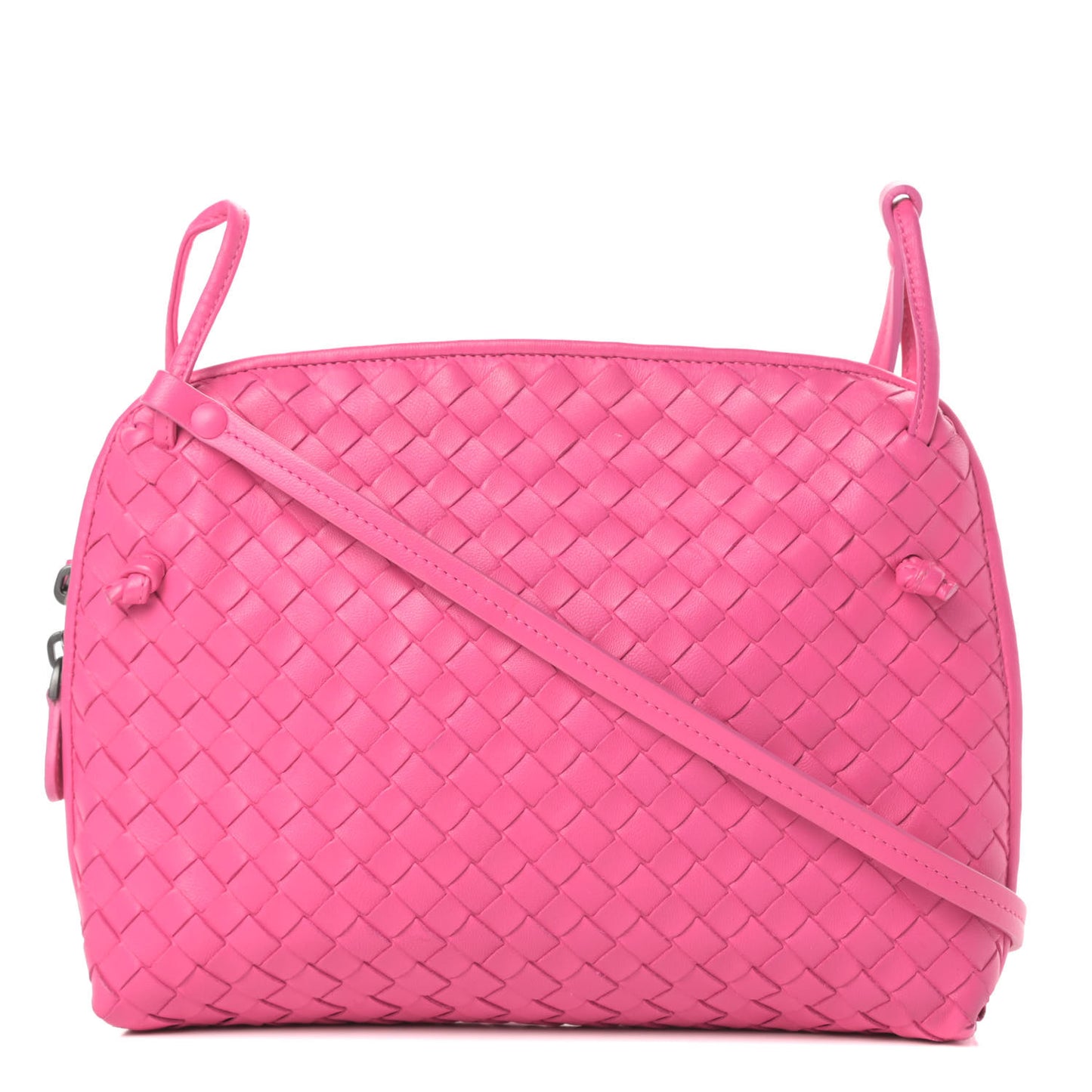 Nappa Intrecciato Nodini Bag Shock Pink