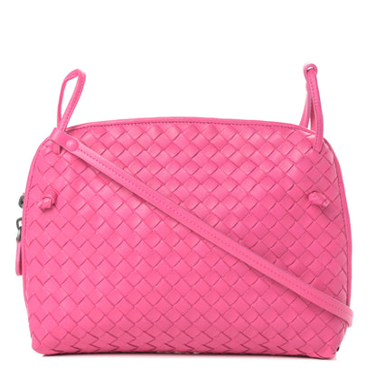 Bottega Veneta Nappa Intrecciato Nodini Bag Shock Pink 3 of 12
