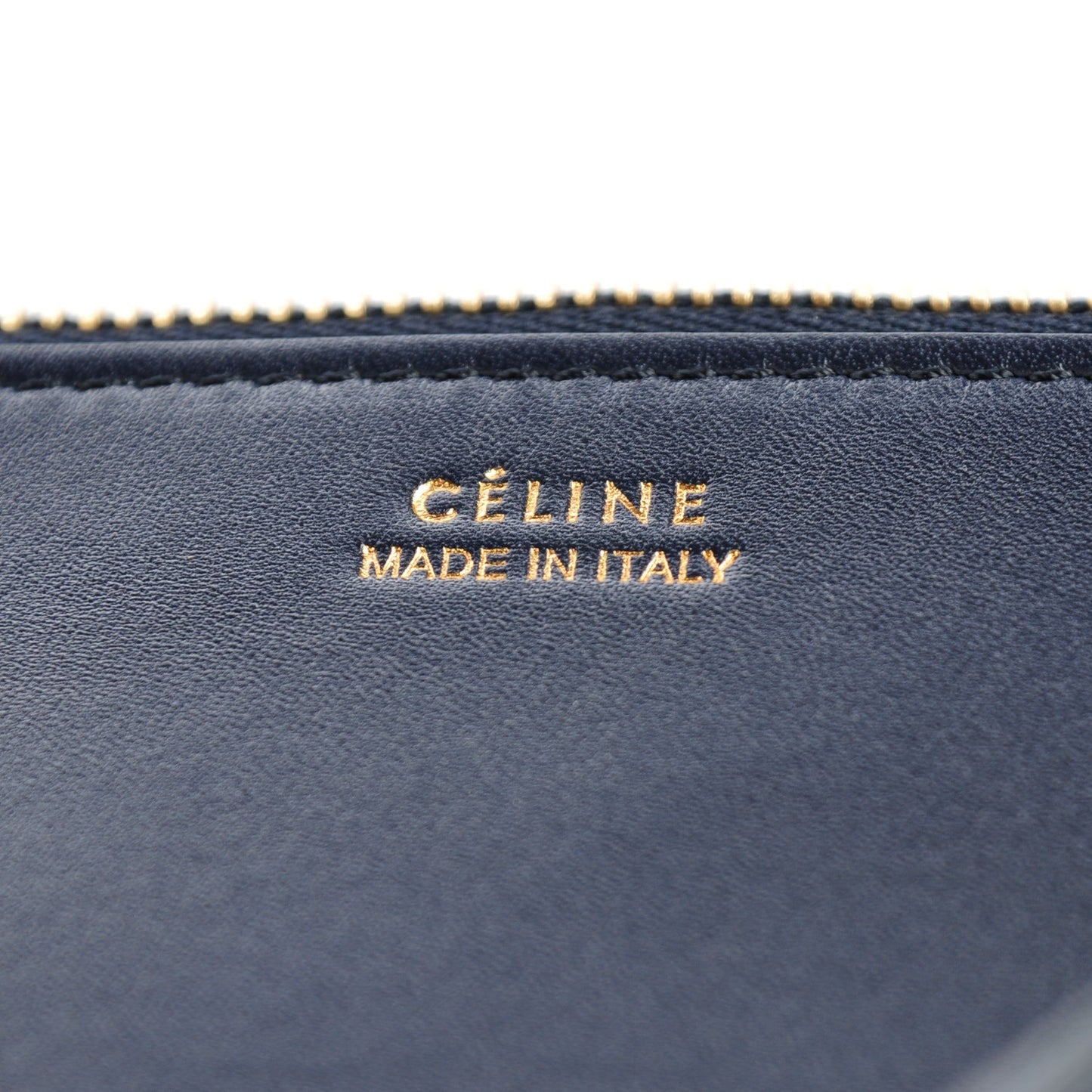 Shiny Smooth Calfskin Oversized Bi-Color Twisted Cabas Navy Dark Green