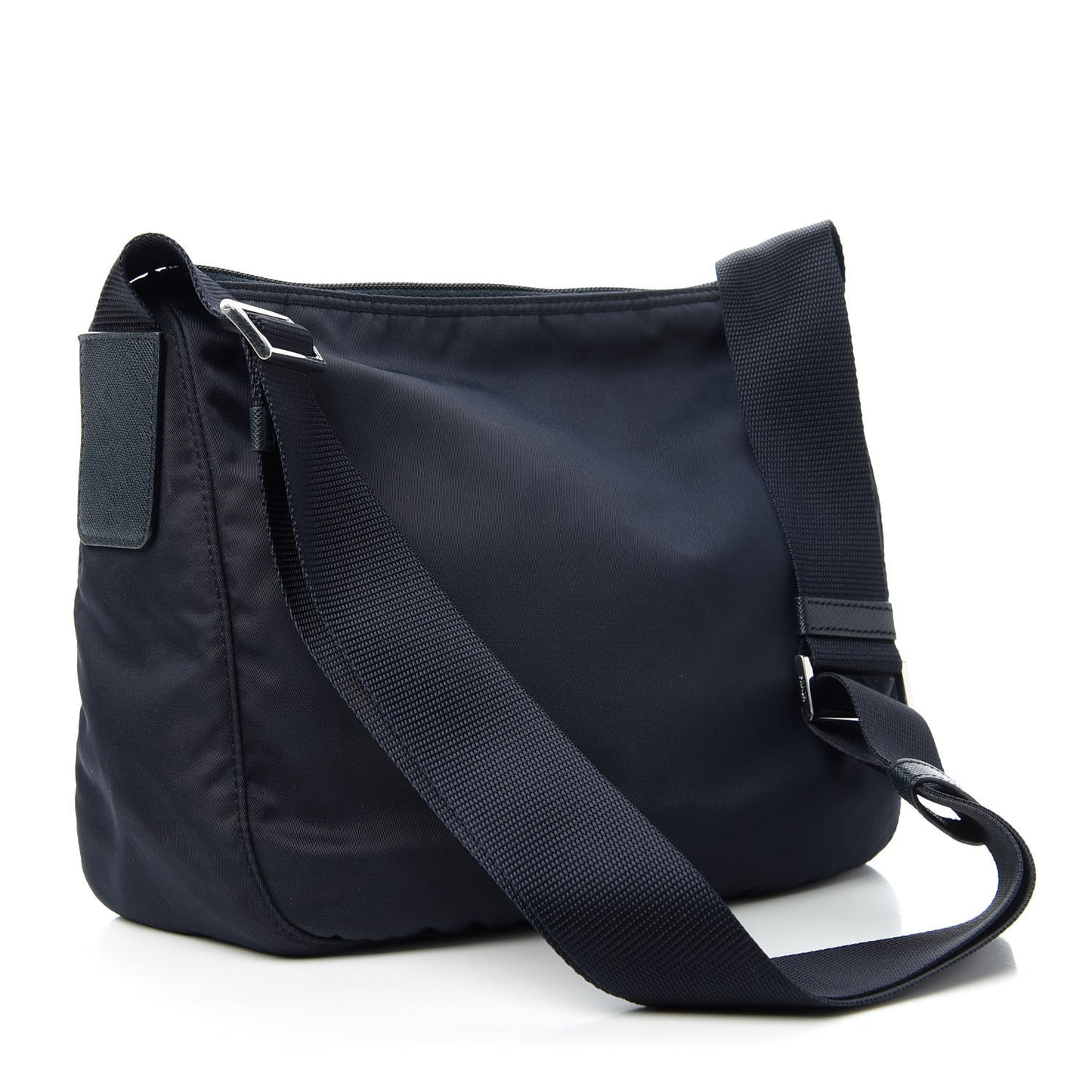 Tessuto Nylon Saffiano Messenger Bag Baltico