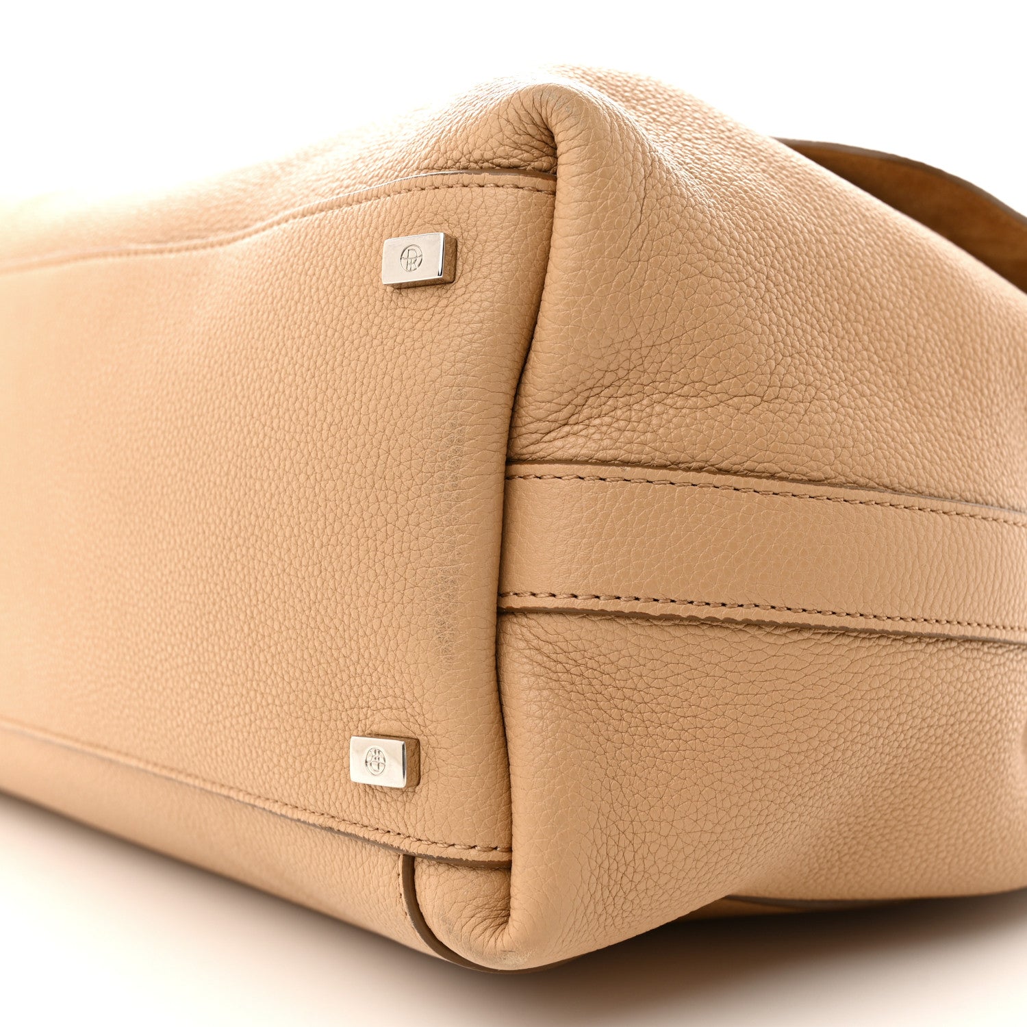 The Row Grained Calfskin Top Handle 14 Bag Tan 9 of 13