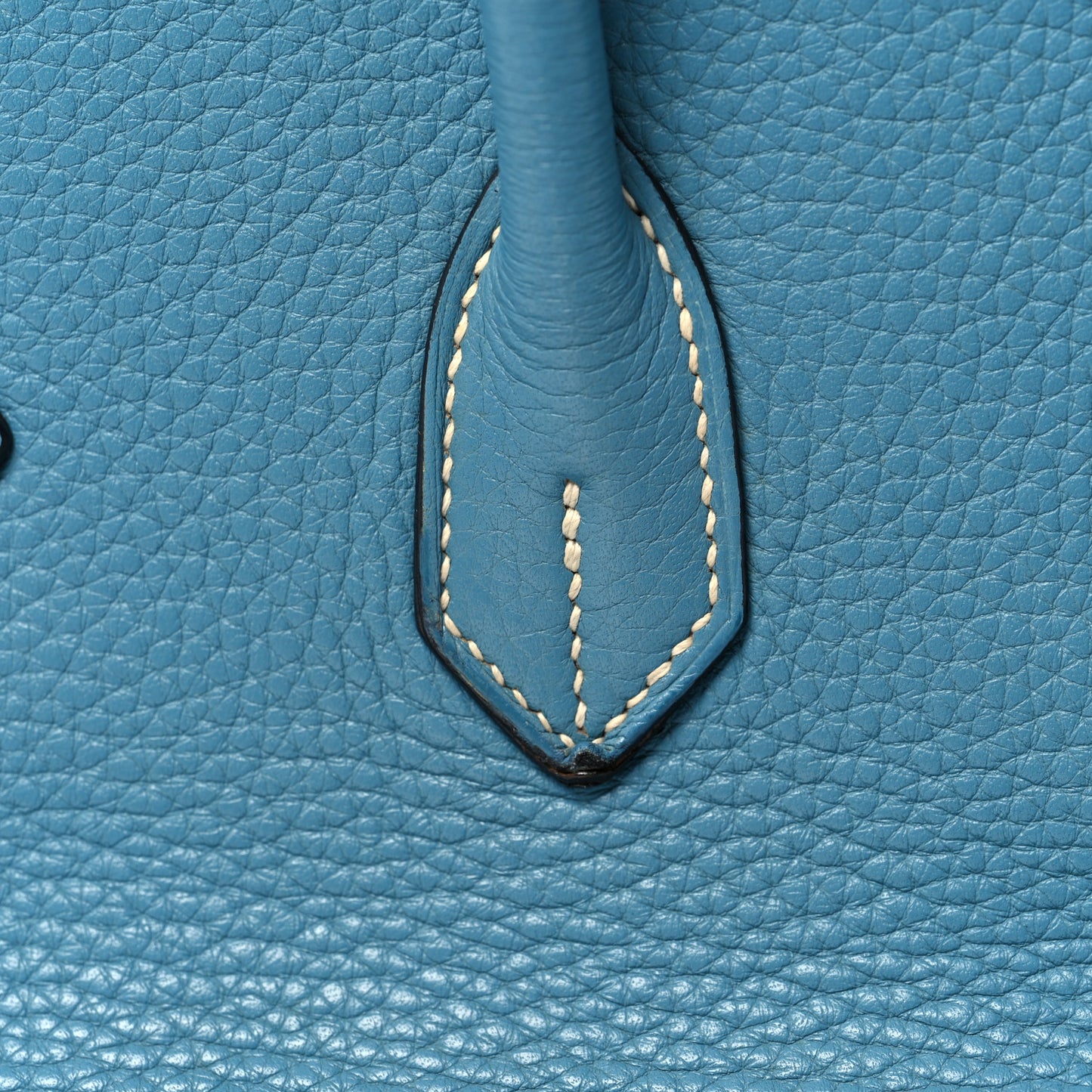 Taurillon Clemence Birkin 35 Blue Jean
