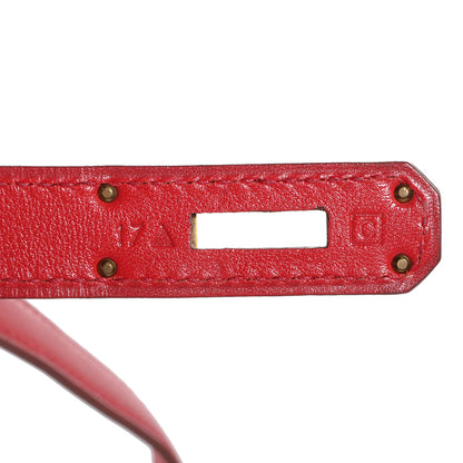 Hermes Veau Gulliver Kelly Retourne 28 Rouge Vif 22 of 24