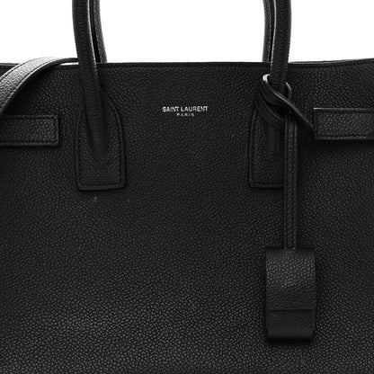 Saint Laurent Grained Calfskin Baby Sac De Jour Black 8 of 12
