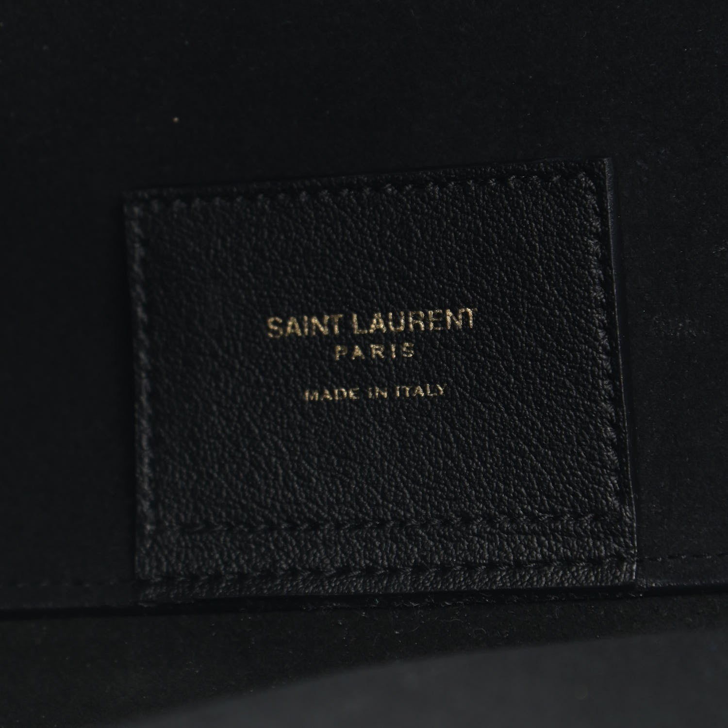 Saint Laurent Calfskin Large Shopping Tote Black 7 of 15