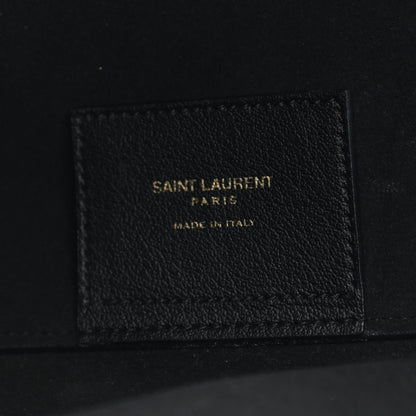 Saint Laurent Calfskin Large Shopping Tote Black 7 of 15