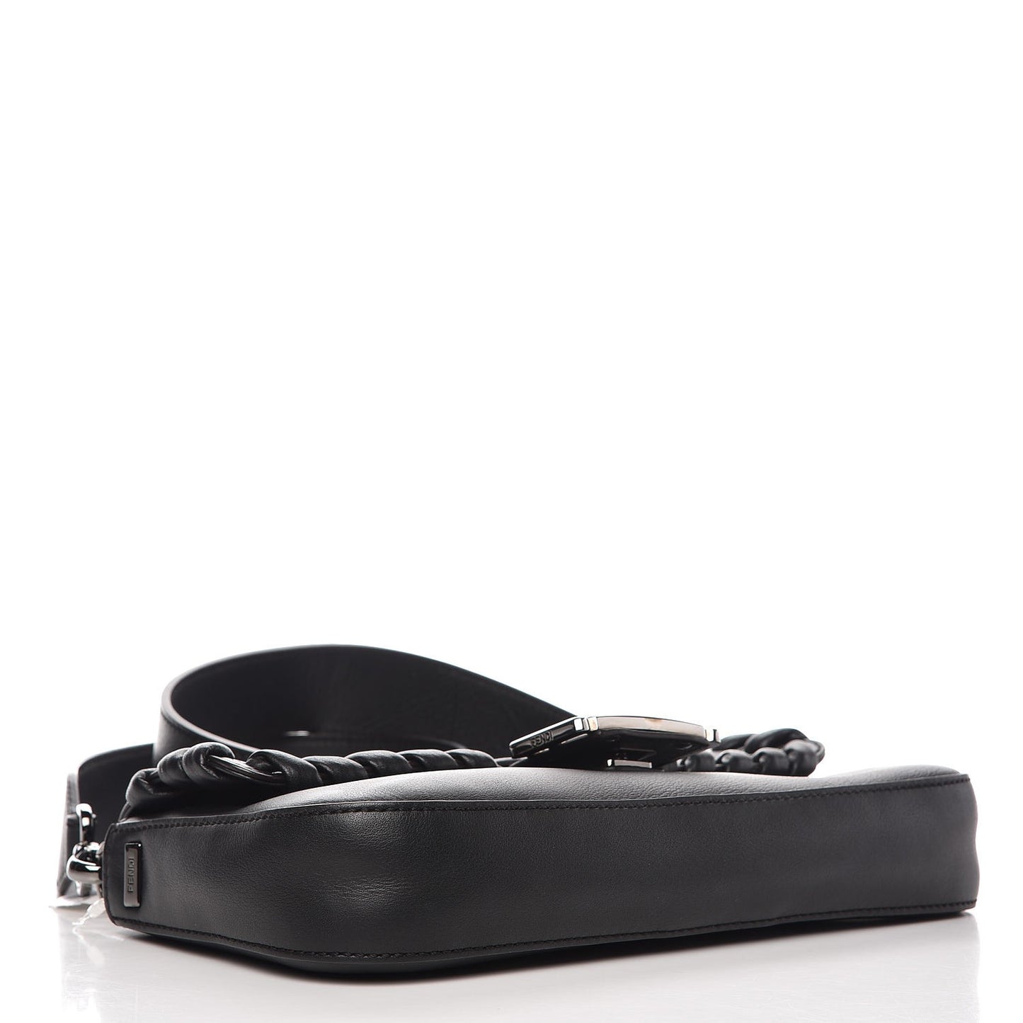 Vitello Dolce Lace Up Baguette Black