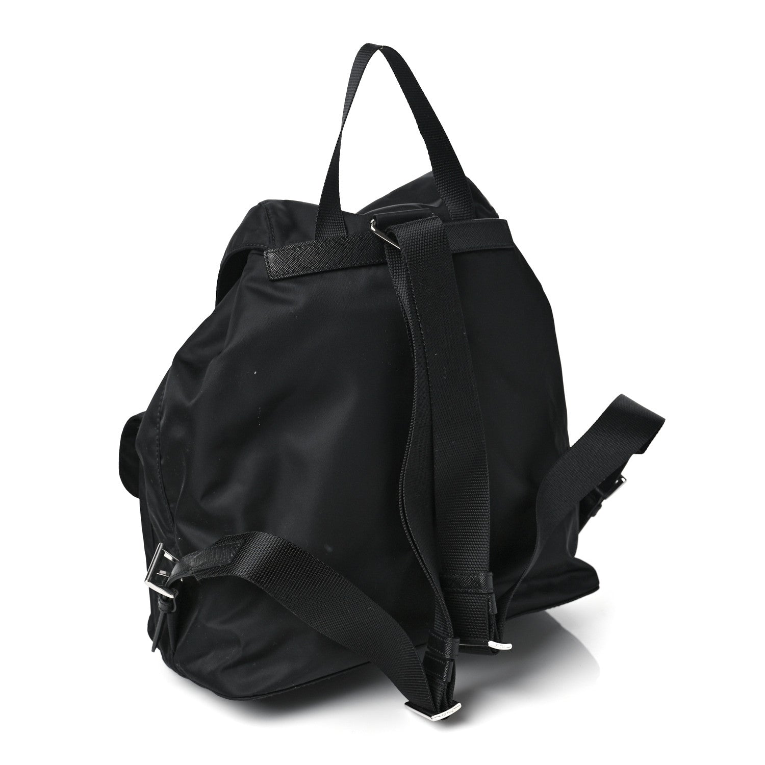 Prada Re-Nylon Saffiano Medium Backpack Black 4 of 9