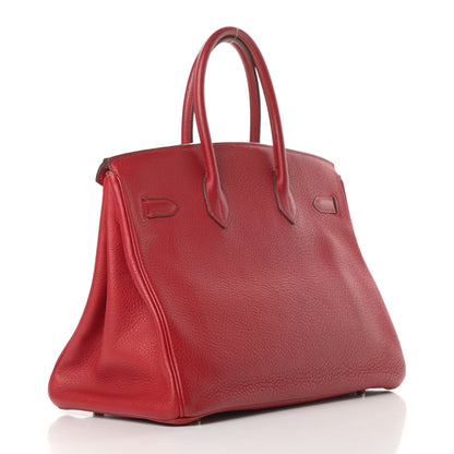 Hermes Togo Birkin 35 Rouge Vif 3 of 11