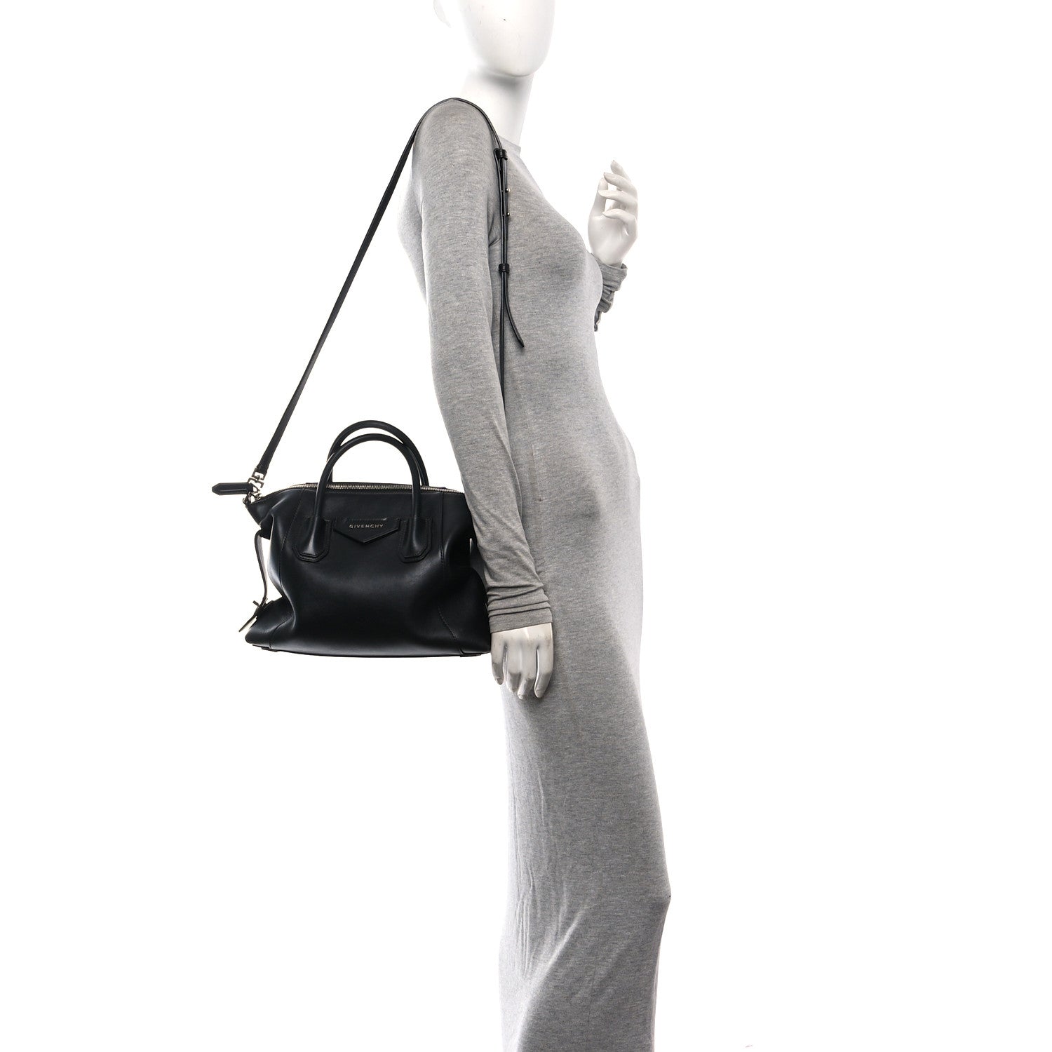 Givenchy Smooth Calfskin Small Soft Antigona Black 2 of 9