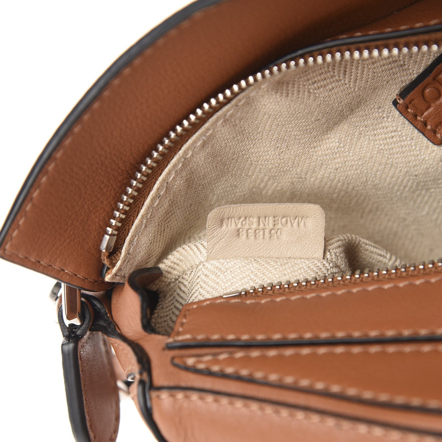 Calfskin Mini Puzzle Bag Tan