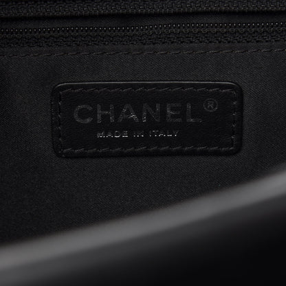 Chanel Lambskin Quilted Citizen Zip Large Flap Black 5 of 12