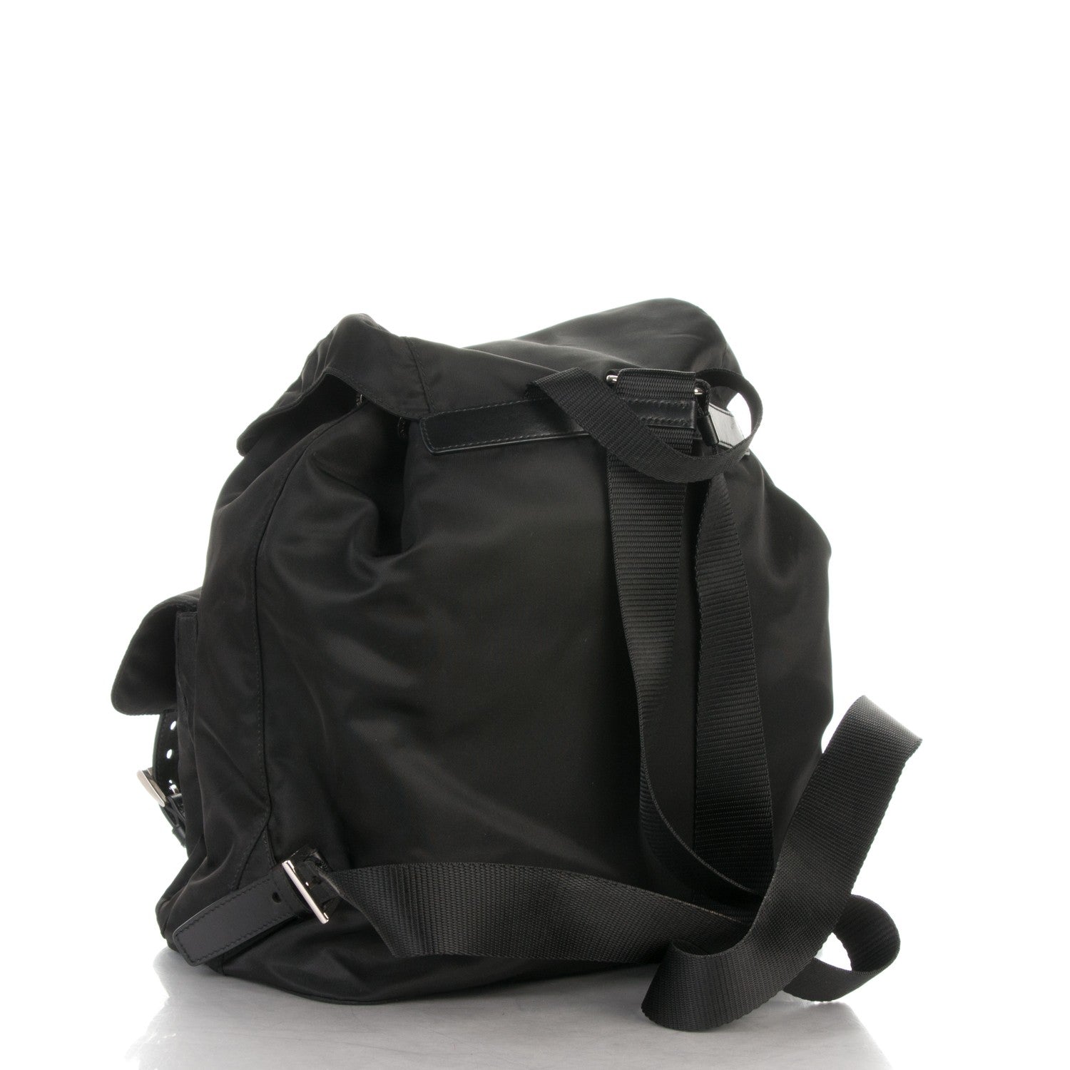 Prada Nylon Vela Medium Backpack Black 3 of 7
