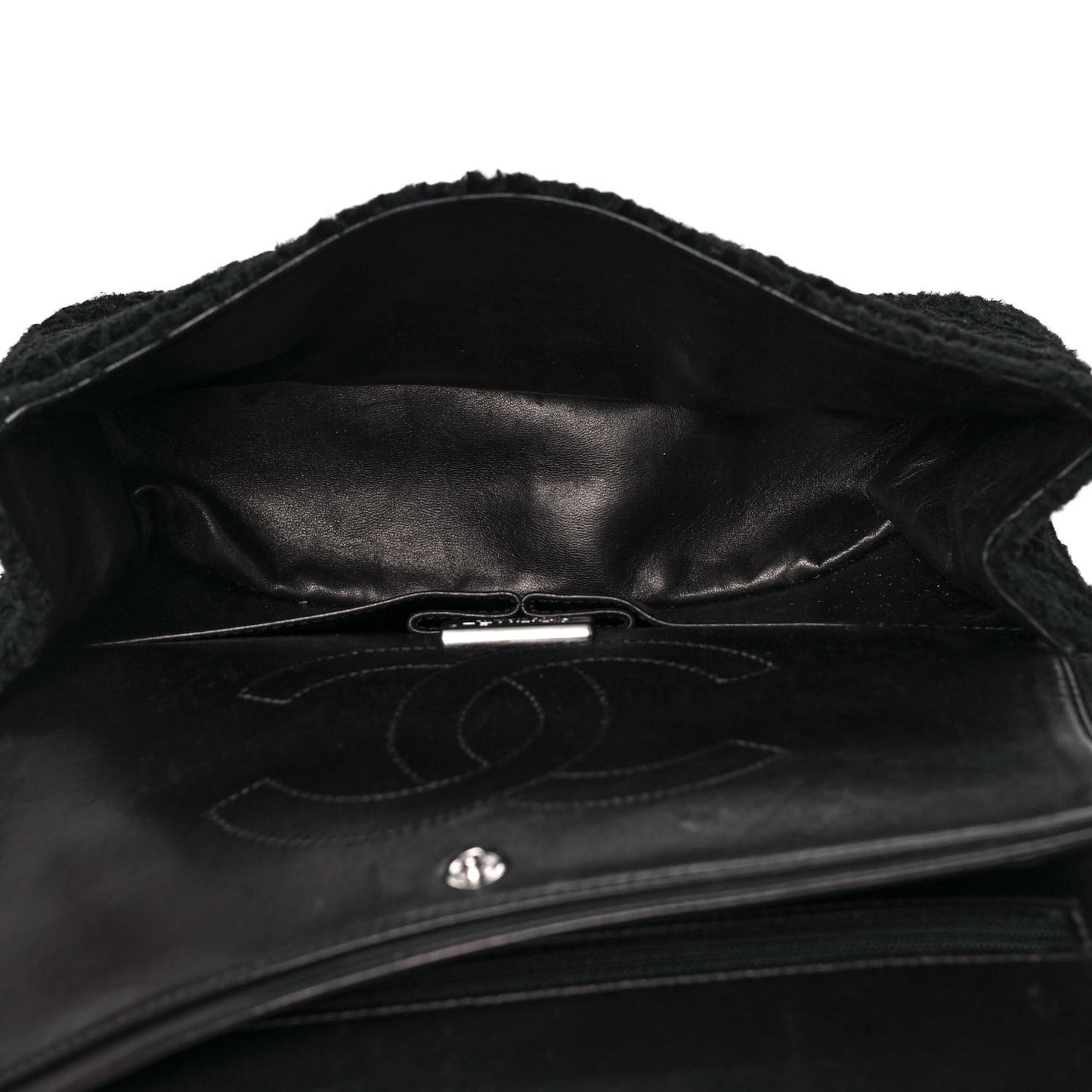 Persian Lamb Fur 2.55 Reissue 227 Flap Bag Black