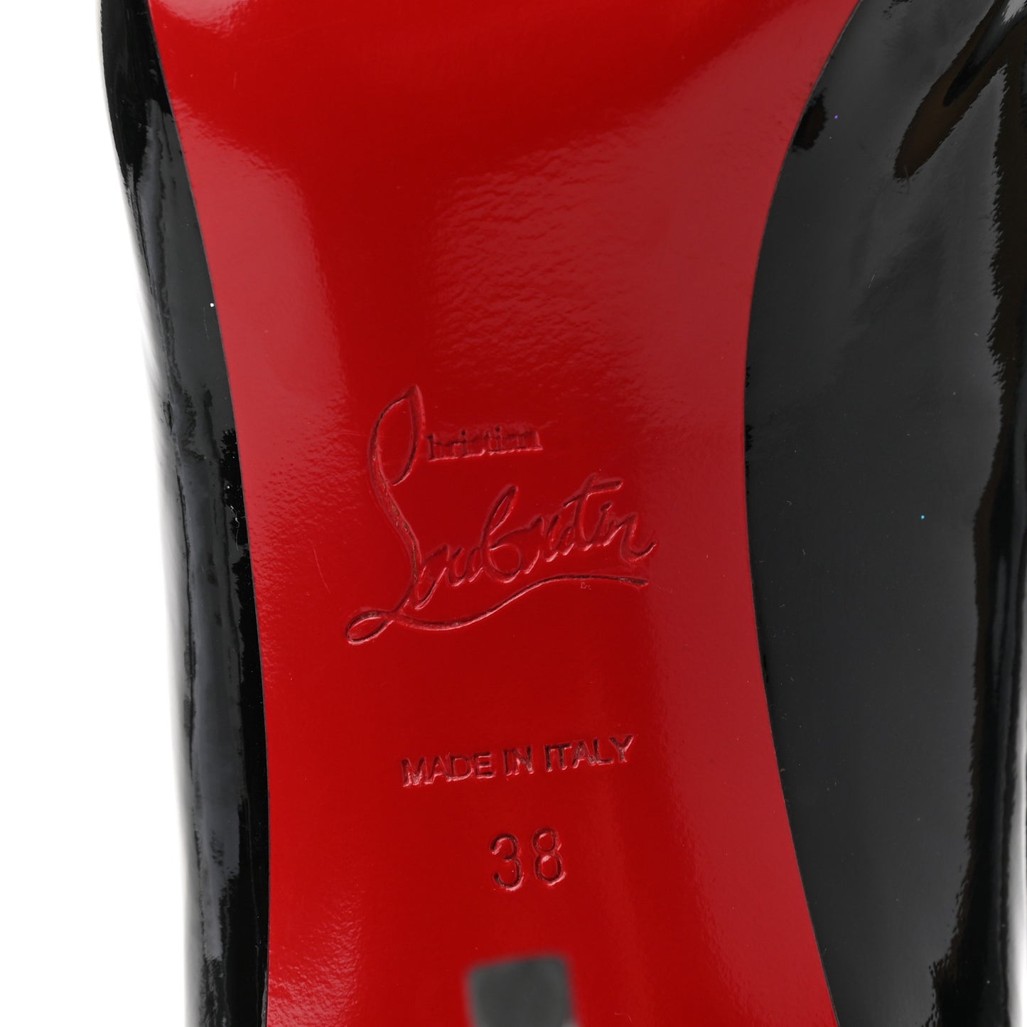 Patent No Matter 85 Pumps 38 Black Red