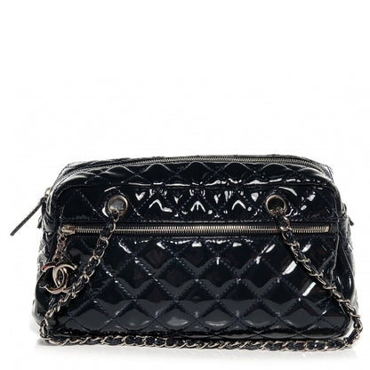 Chanel Vinyl Quilted In the Business Tote Navy 1 of 8