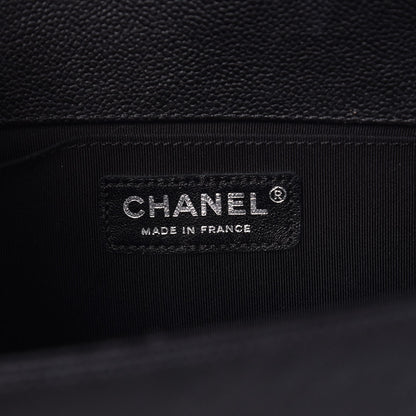 Chanel Caviar Quilted Medium Boy Flap Black 6 of 8
