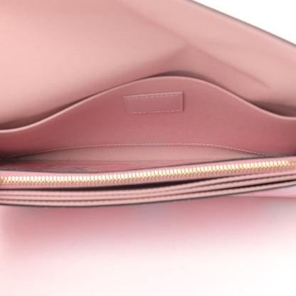Louis Vuitton Vernis Valentine Felicie Pochette Chain Wallet Light Pink Neon 6 of 11