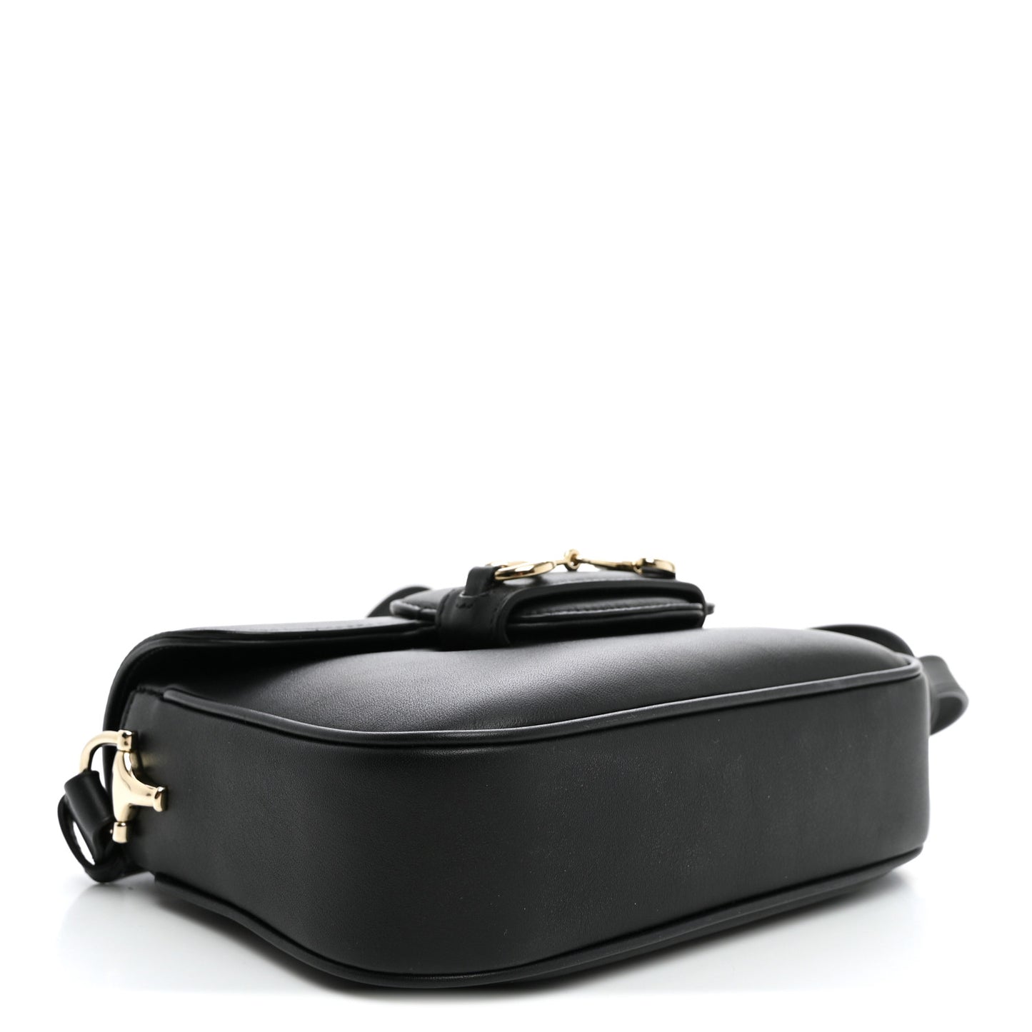 Arabella Calfskin Horsebit 1955 Shoulder Bag Black