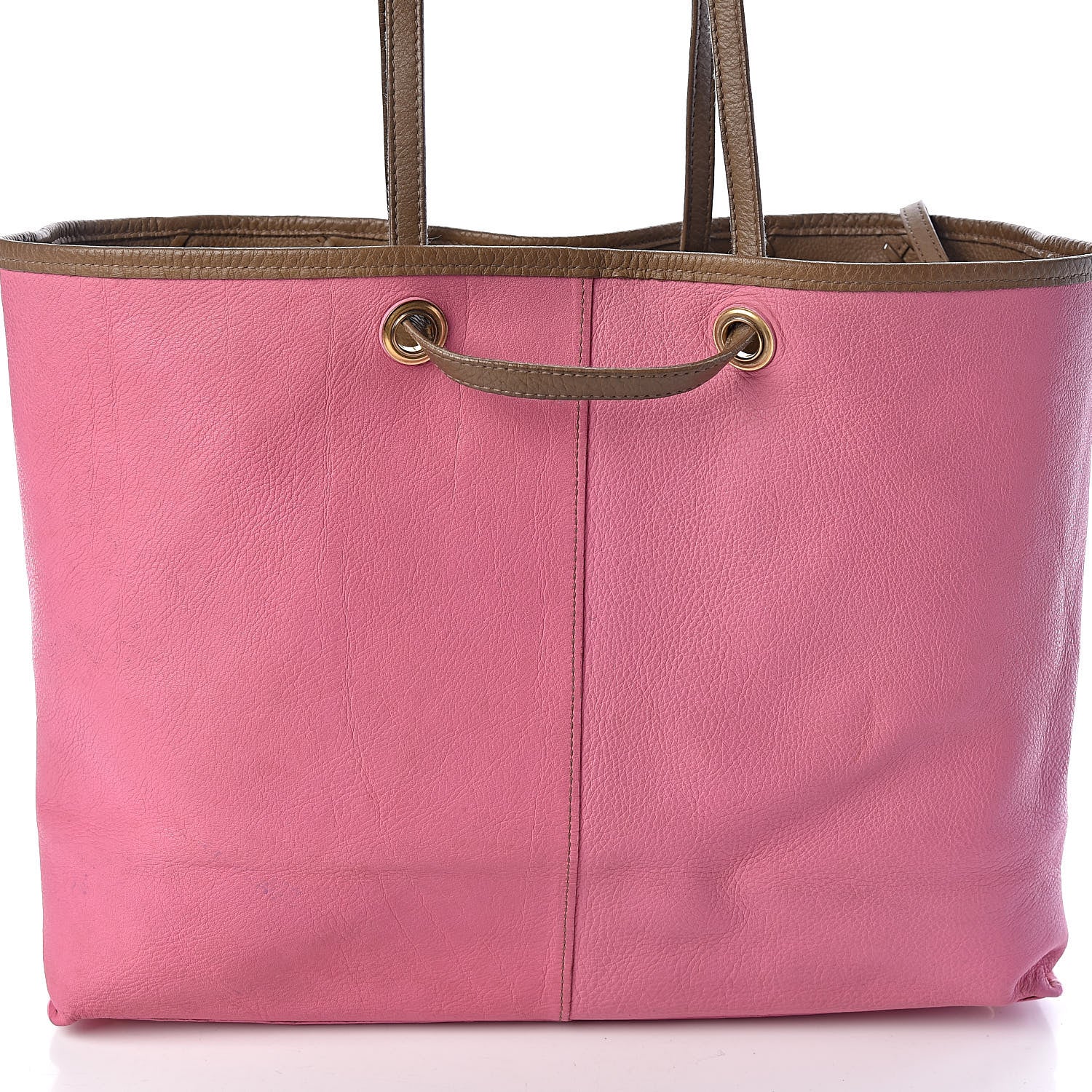 Saint Laurent Calfskin Medium Neo Double Reversible Tote Dark Beige Pink 17 of 51