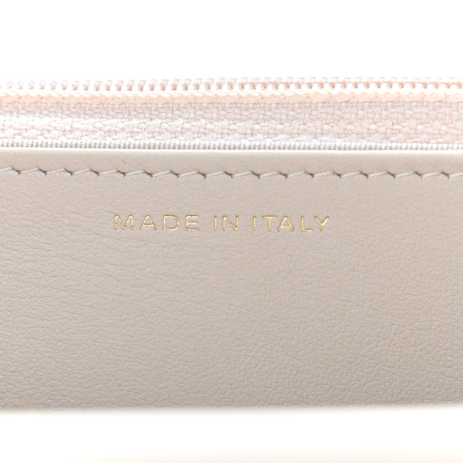 Chanel Lambskin Quilted Chain Around Wallet On Chain WOC Beige 7 of 12