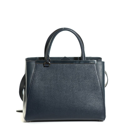 Fendi Vitello Elite Petite 2Jours Tote Lavagna 1 of 9