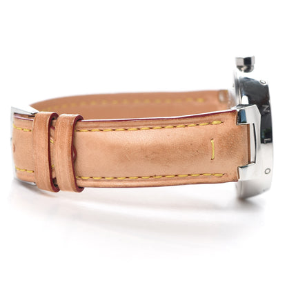 Louis Vuitton Stainless Steel Vachetta 33mm Tambour Quartz Watch 5 of 7