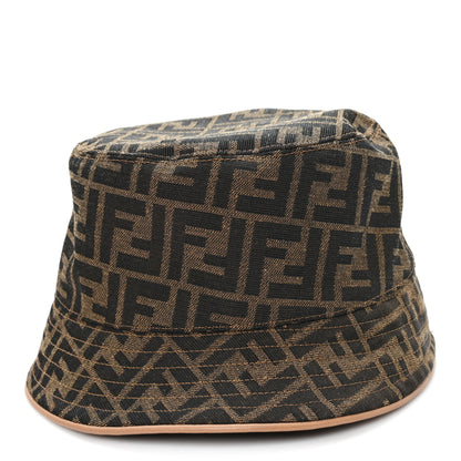 Fendi Technical Fabric FF Reversible Bucket Hat L Tobacco Beige 4 of 10