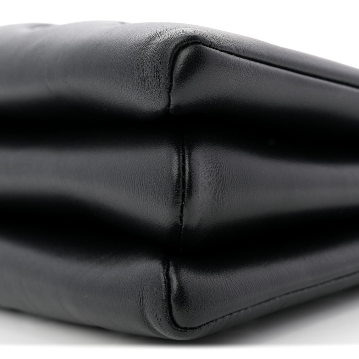 Louis Vuitton Lambskin Embossed Monogram Coussin PM Black White 9 of 10