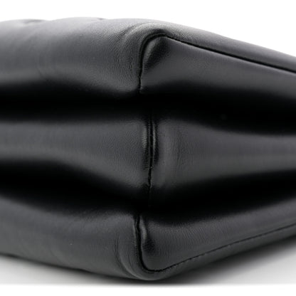 Louis Vuitton Lambskin Embossed Monogram Coussin PM Black White 9 of 10