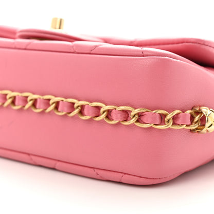 Chanel Lambskin Quilted CC Small Dynasty Flap Pink 10 of 12