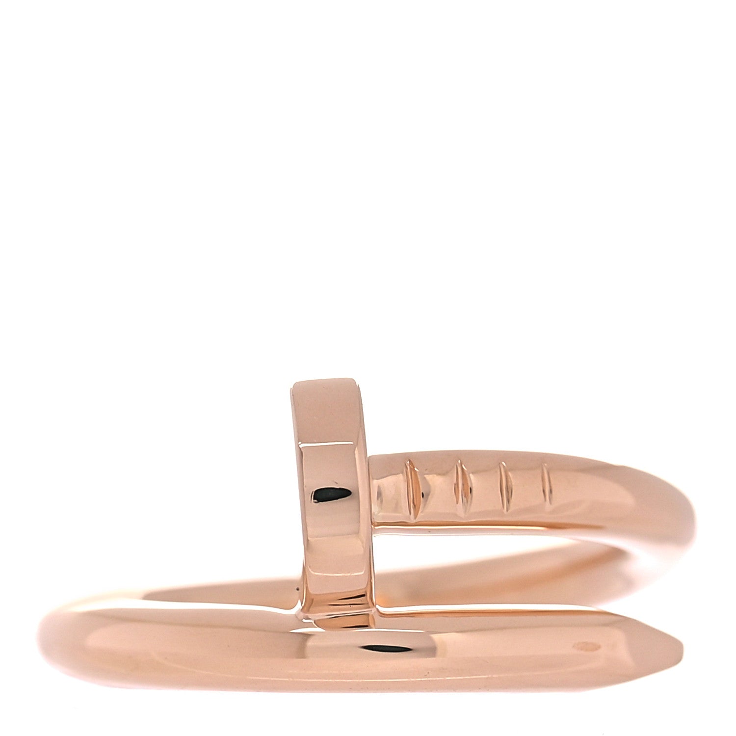 Cartier 18K Pink Gold Juste Un Clou Ring 51 5.75 1 of 5