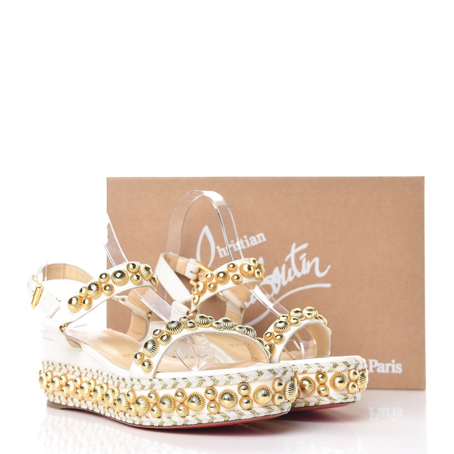 Shiny Nappa Rondaclou 60 Platform Sandals 39 Latte