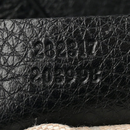 Gucci Grained Calfskin Medium Diana Bamboo Top Handle Tote Black 7 of 14