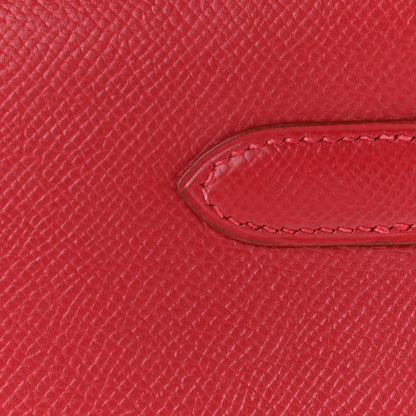 Hermes Epsom Kelly Sellier 32 Rouge Casaque 22 of 23