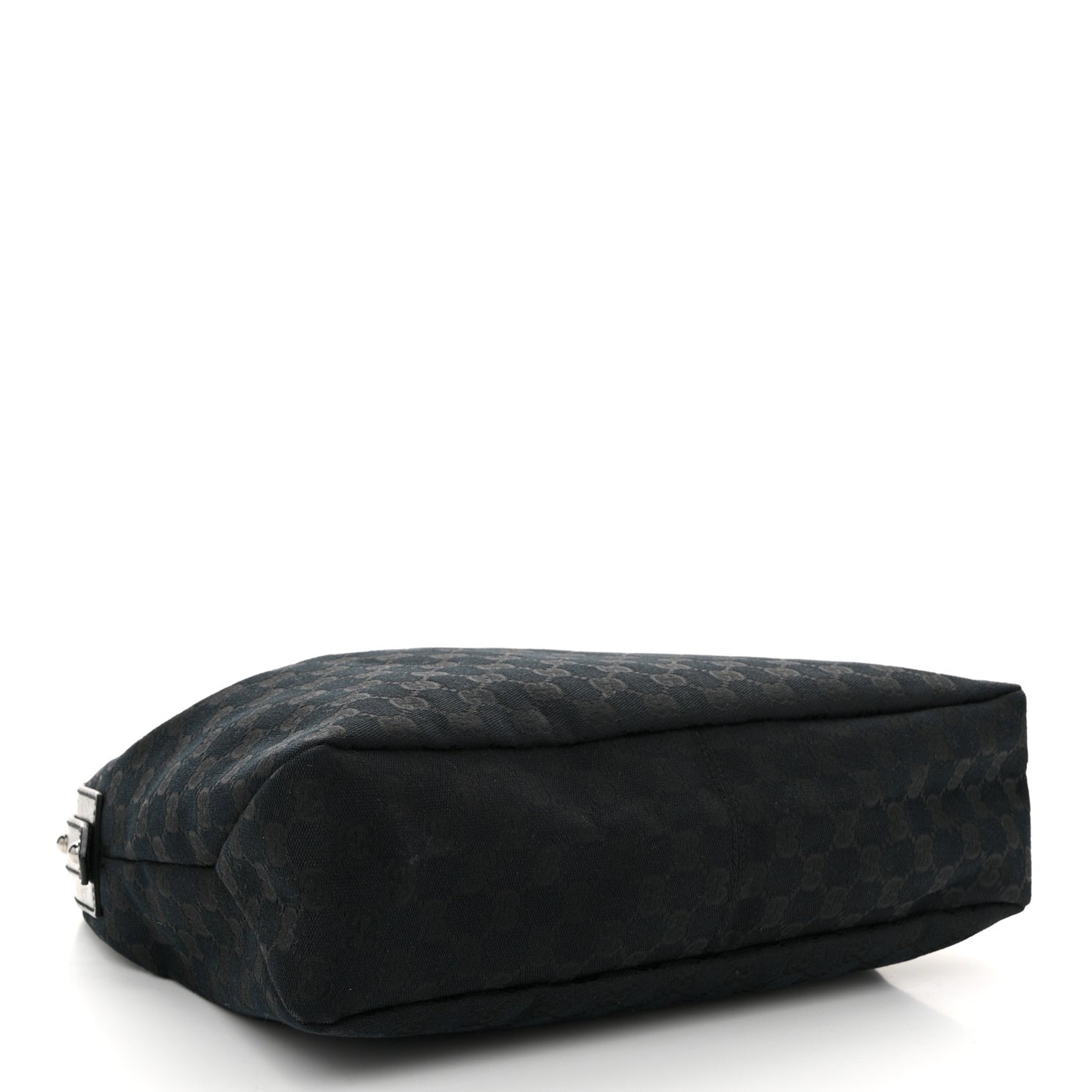 Monogram Medium Horsebit Chain Hobo Black